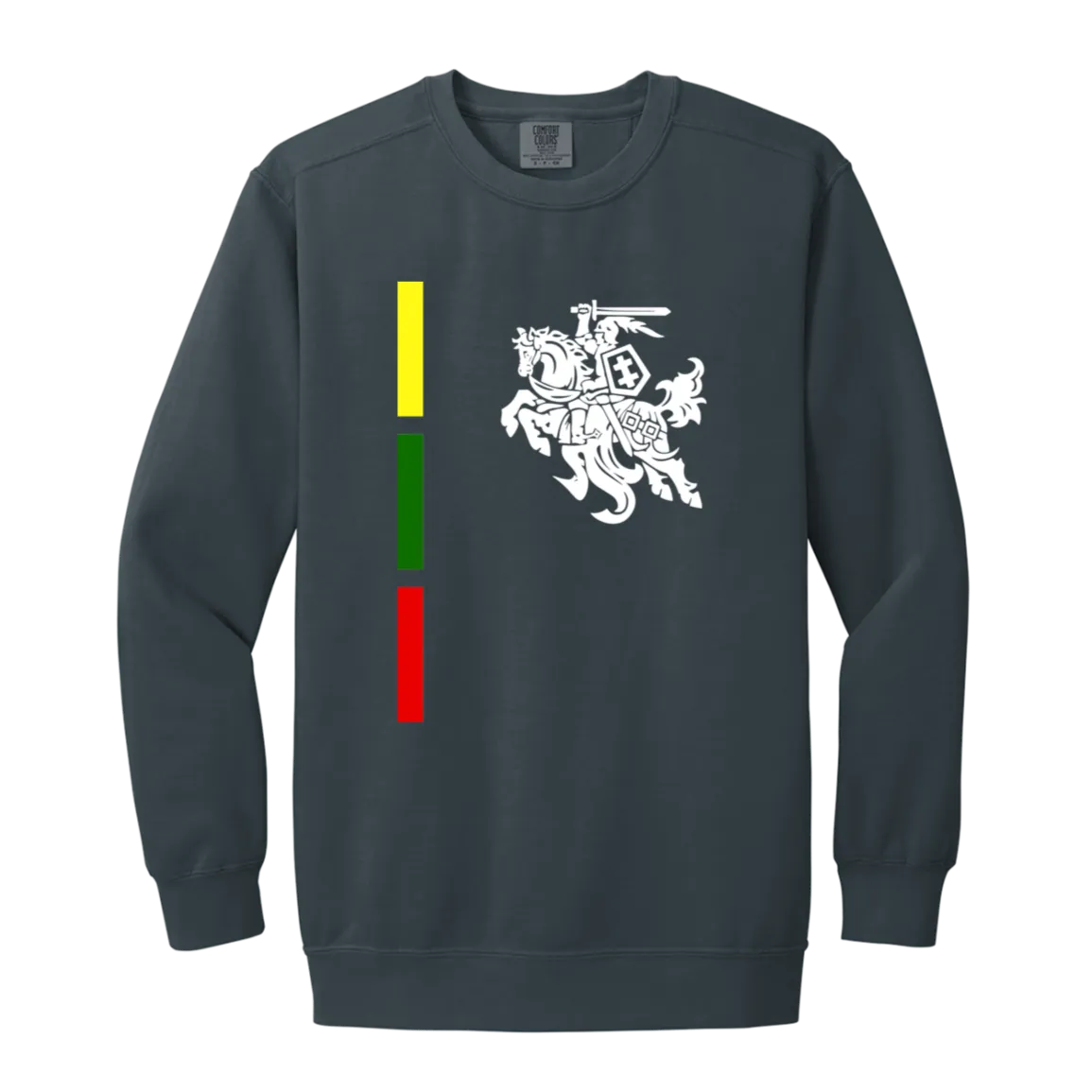 Warrior Vytis - Men/Women Unisex Soft-Washed Crewneck Sweatshirt