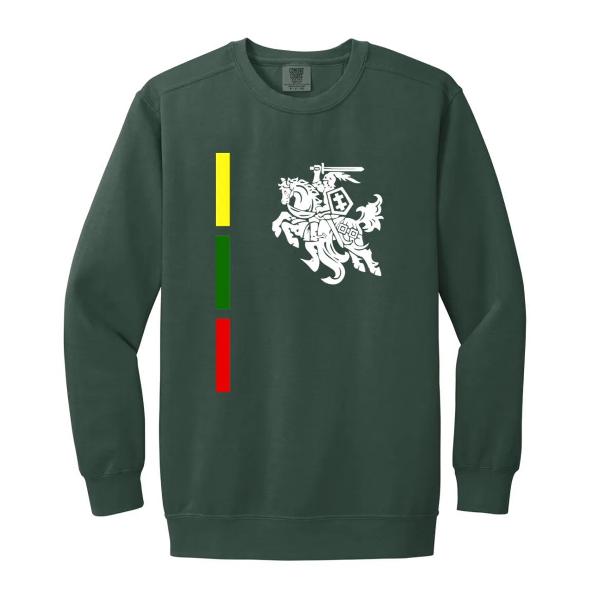 Warrior Vytis - Men/Women Unisex Soft-Washed Crewneck Sweatshirt