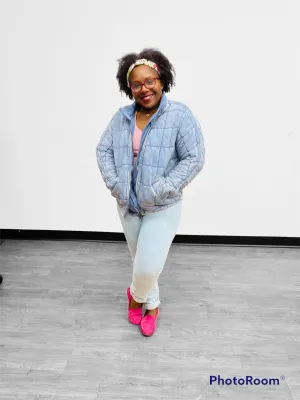 Washed Out Collection:  Quilted Jacket