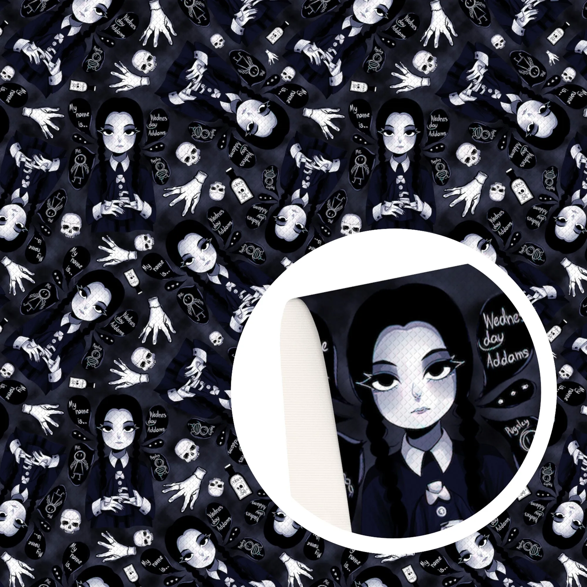 Wednesday printed fabric
