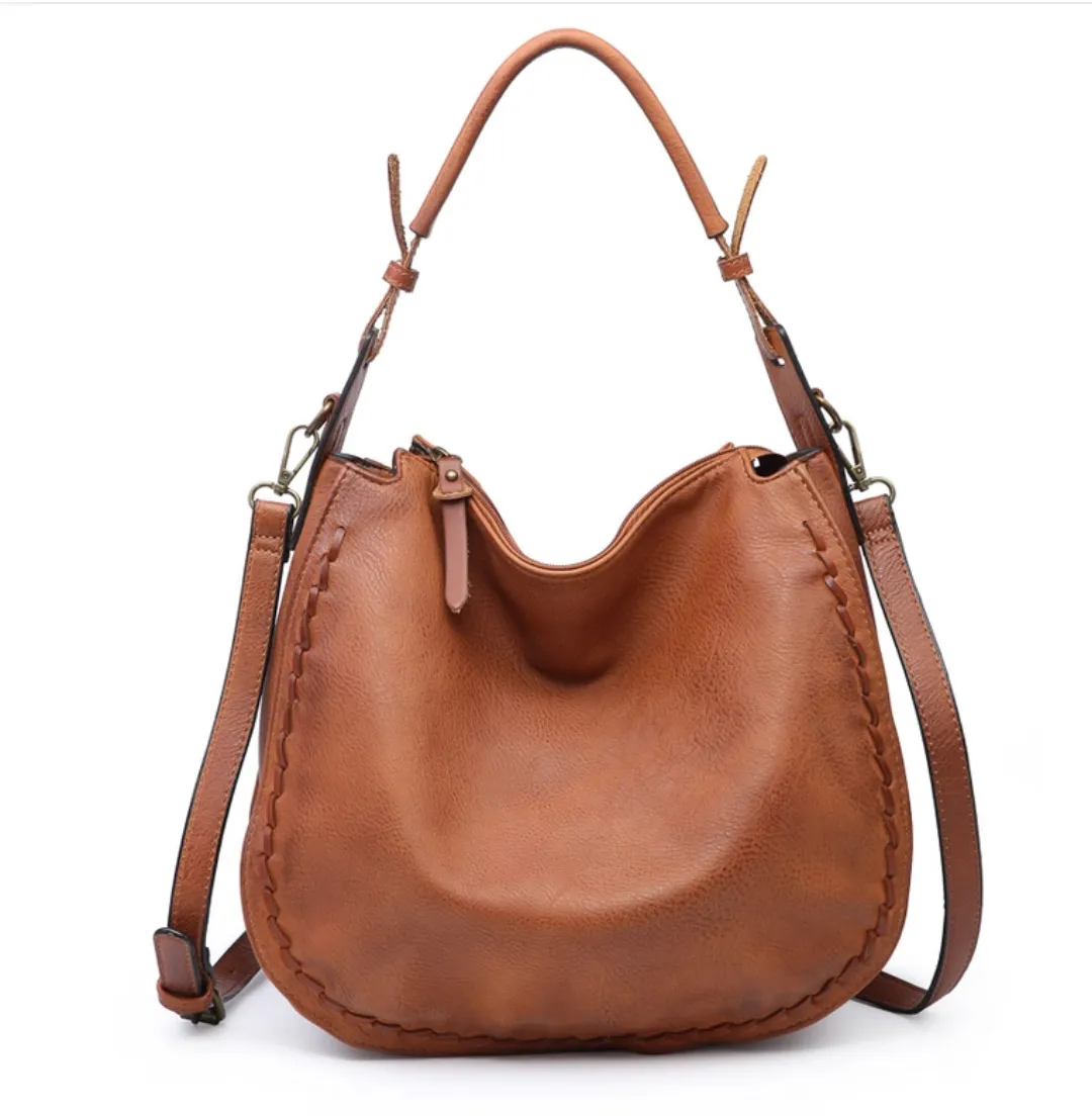 Whipstitch Hobo Purse