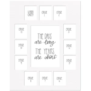 White School Picture Mat, 13-15 Openings