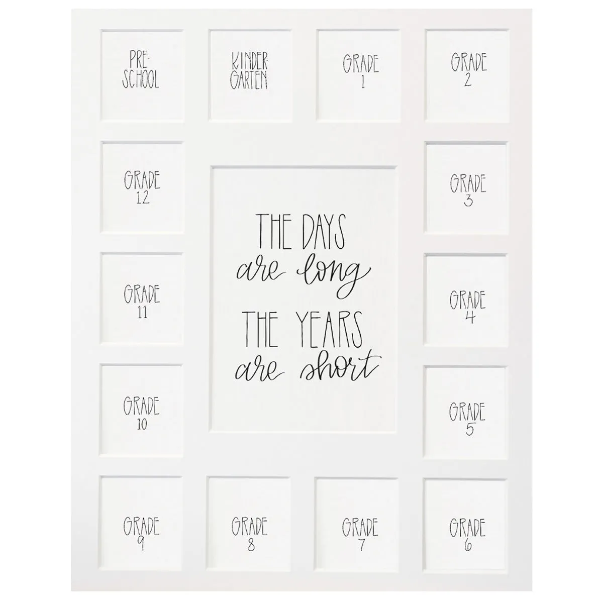 White School Picture Mat, 13-15 Openings