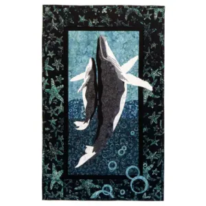 Wildfire Designs Alaska From the Depths Dancing with My Baby Laser Cut Applique Quilt Kit