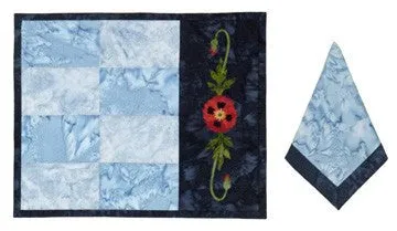 Wildfire Designs Alaska Poppies Table Runner Applique Quilt Kit