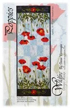 Wildfire Designs Alaska Poppies Table Runner Applique Quilt Kit