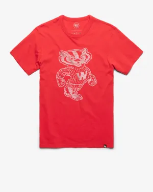WISCONSIN BADGERS VINTAGE PREMIER '47 FRANKLIN TEE