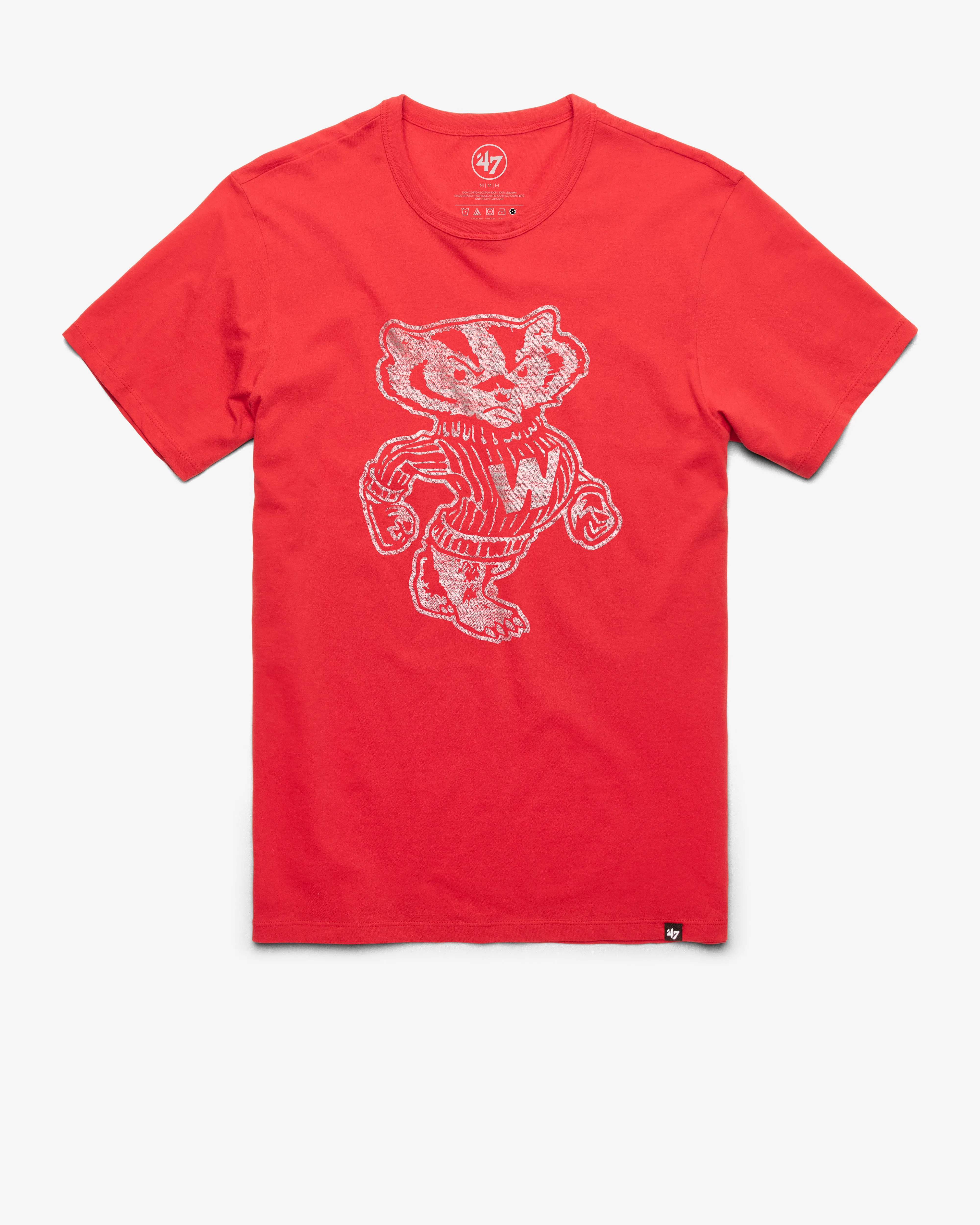 WISCONSIN BADGERS VINTAGE PREMIER '47 FRANKLIN TEE