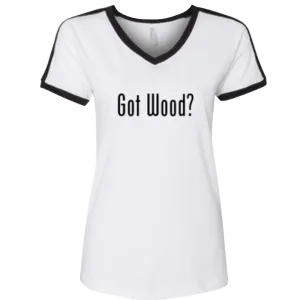 Women's Got Wood? Soccer Tee in White