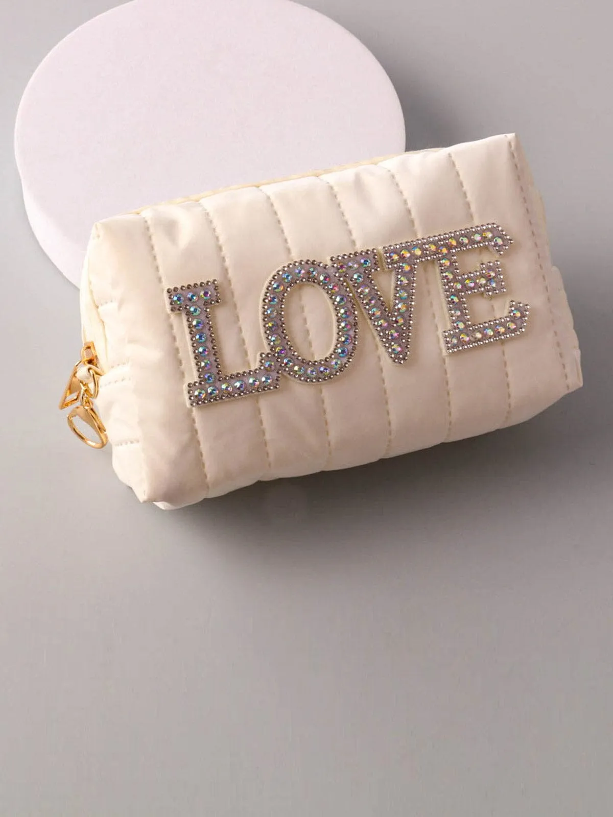 WOMEN'S GRAPHIC LOVE COSMETIC BAG
