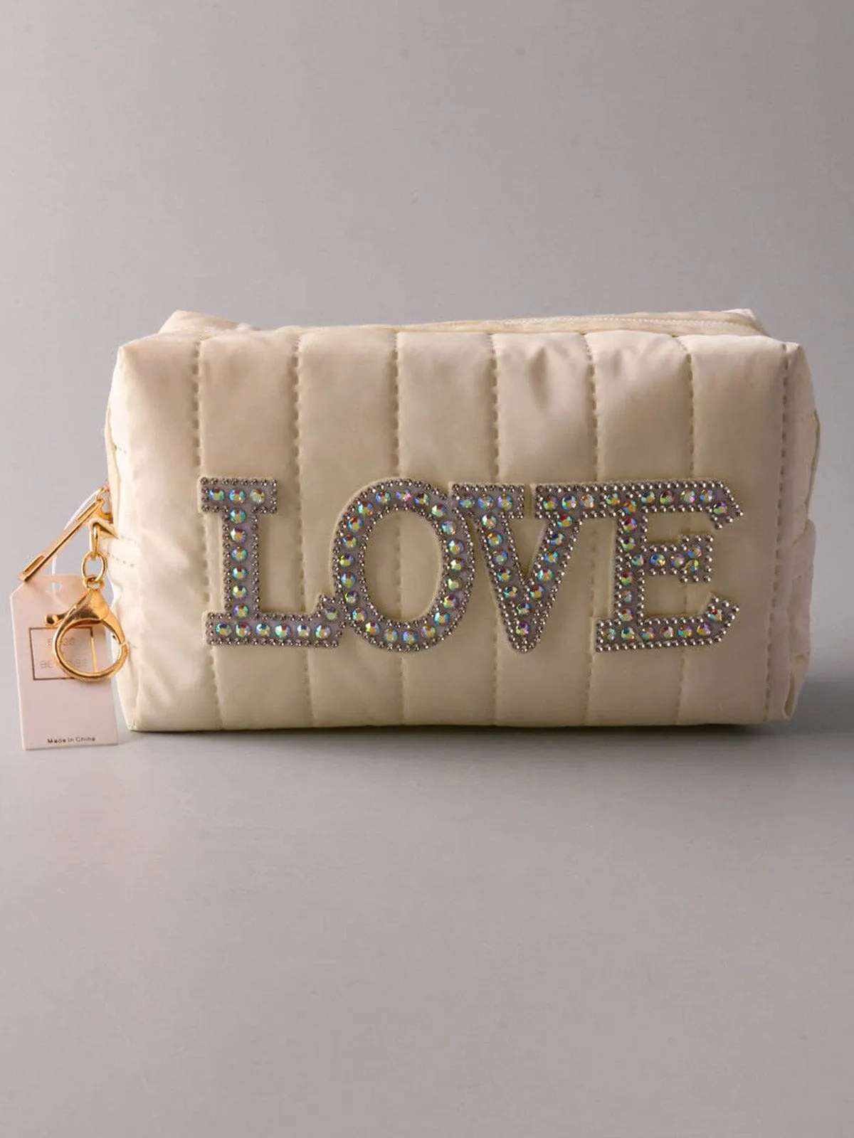 WOMEN'S GRAPHIC LOVE COSMETIC BAG