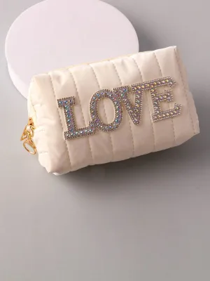 WOMEN'S GRAPHIC LOVE COSMETIC BAG