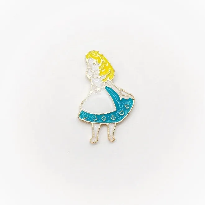 Wonderland Enamel Pins