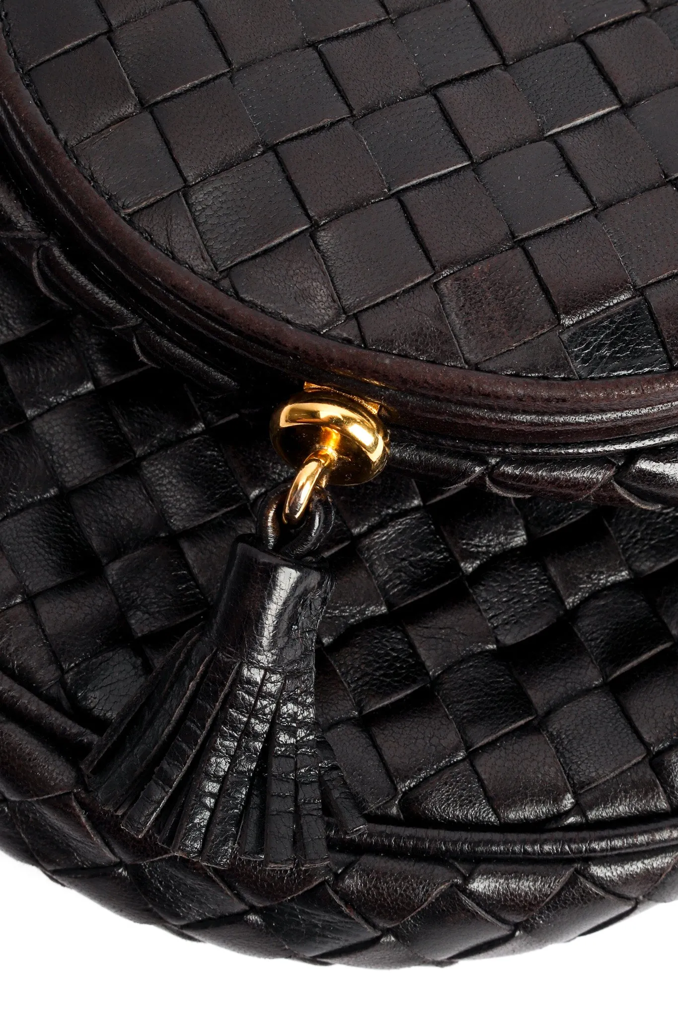 Woven Leather Intrecciato Mini Bag