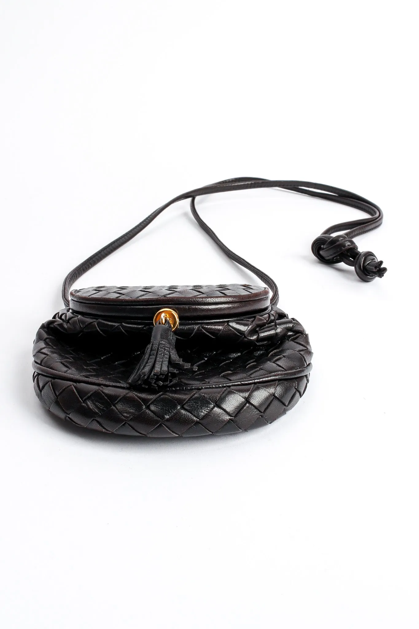 Woven Leather Intrecciato Mini Bag