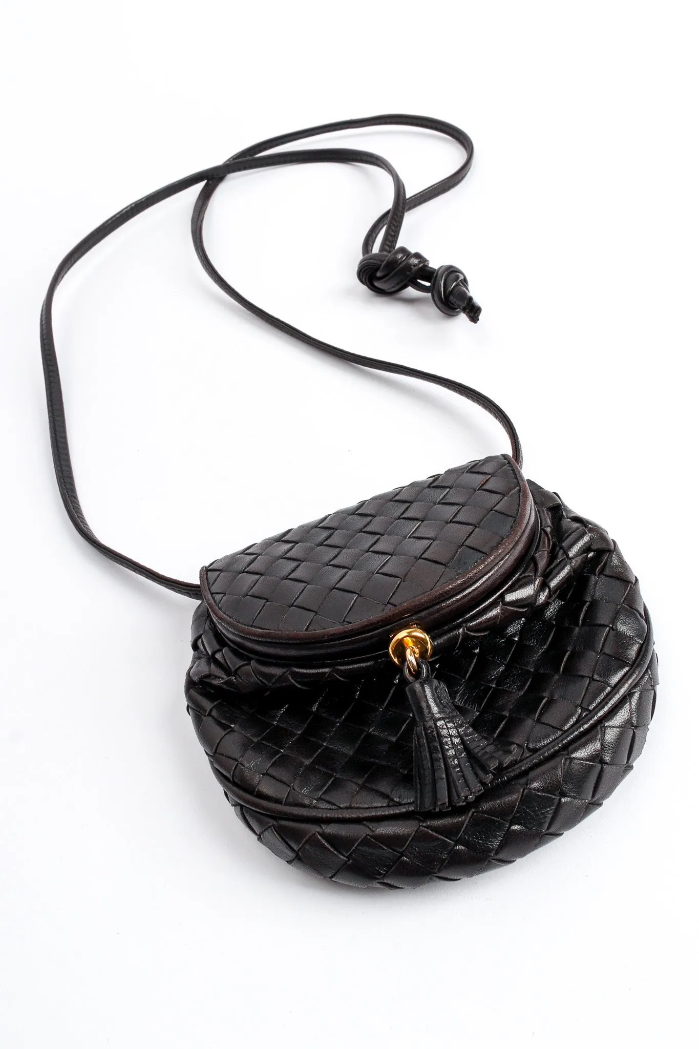 Woven Leather Intrecciato Mini Bag