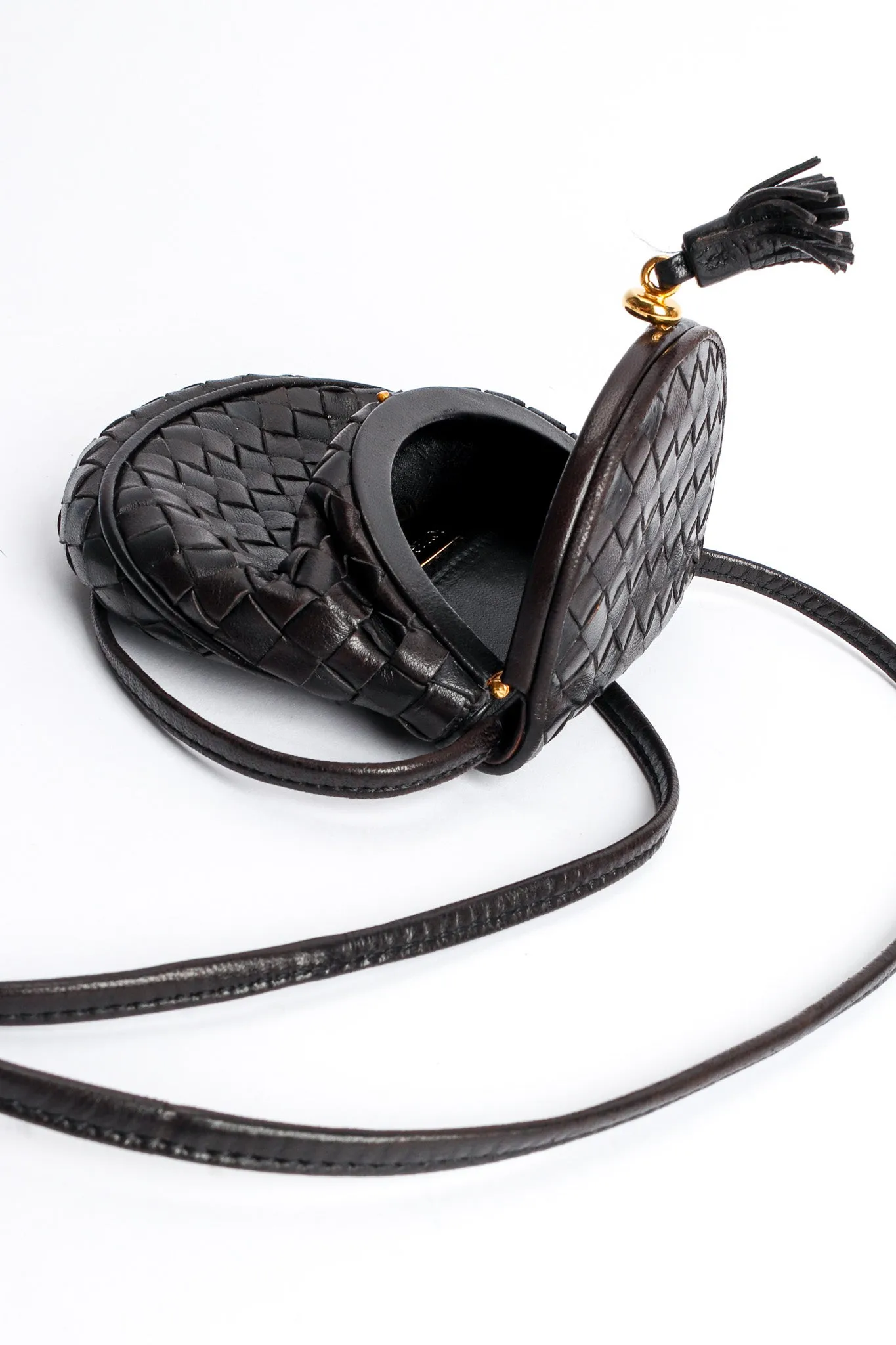 Woven Leather Intrecciato Mini Bag