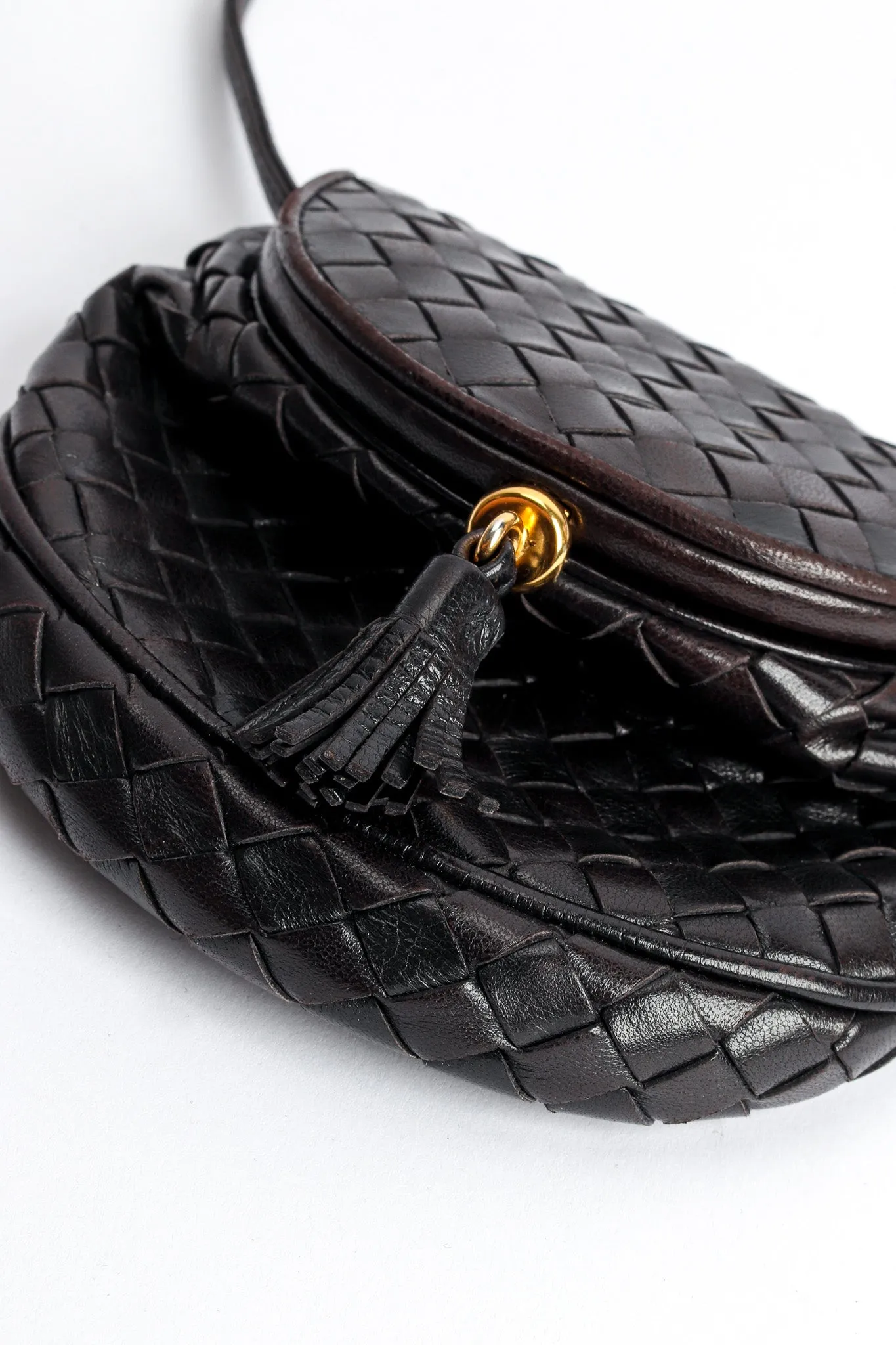 Woven Leather Intrecciato Mini Bag