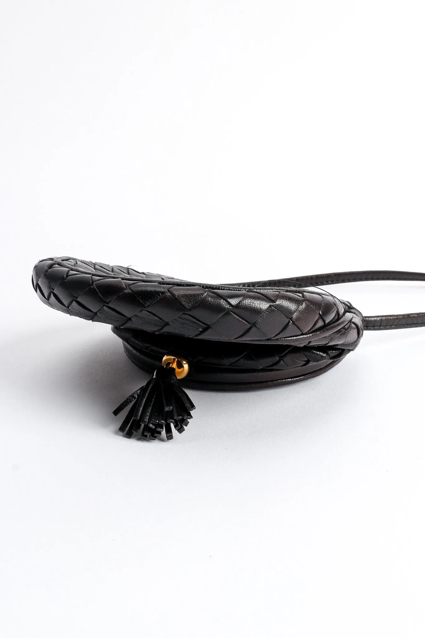 Woven Leather Intrecciato Mini Bag