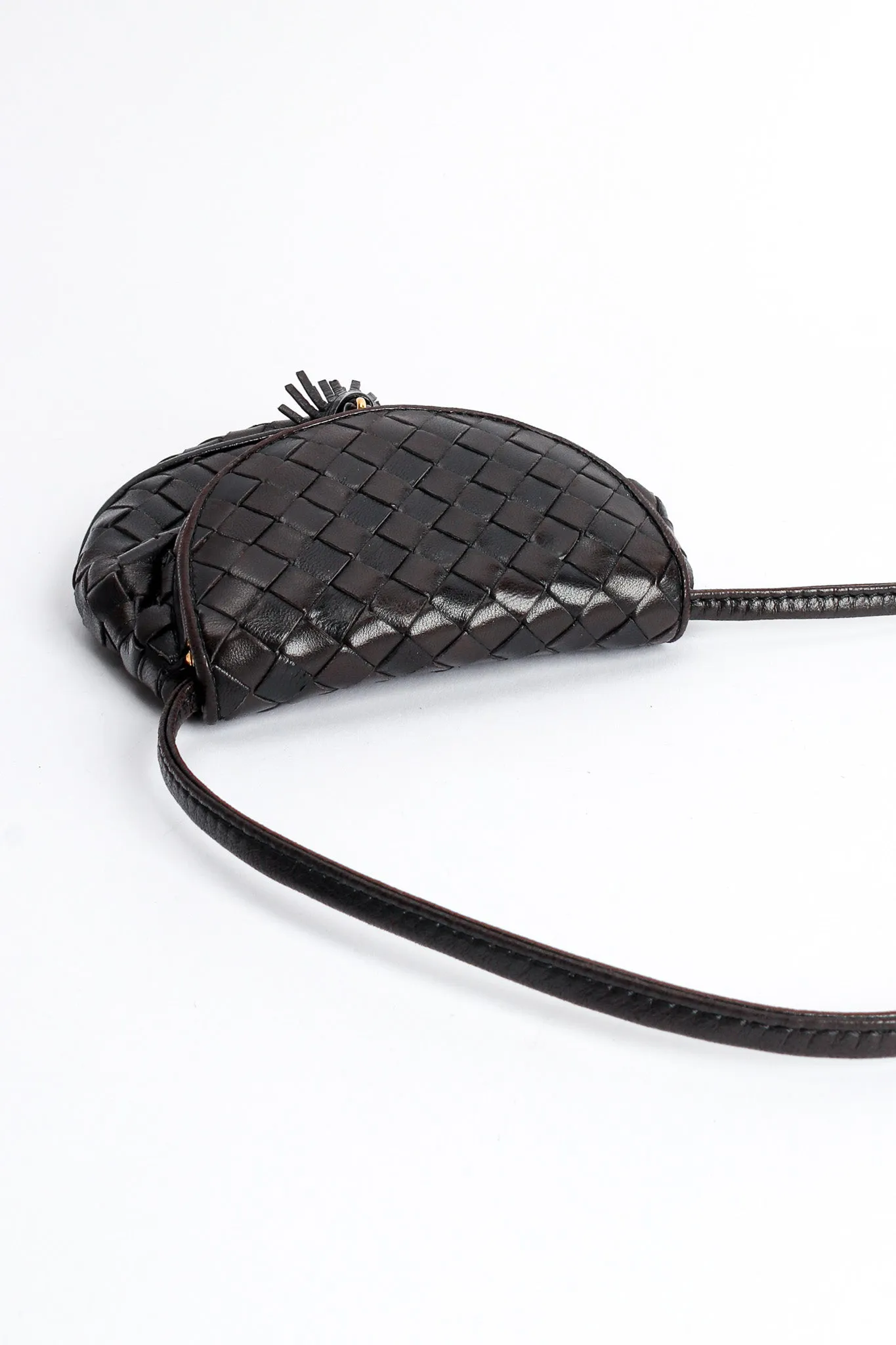 Woven Leather Intrecciato Mini Bag
