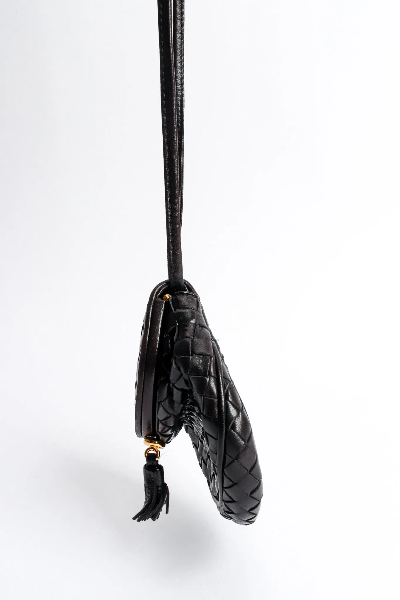 Woven Leather Intrecciato Mini Bag