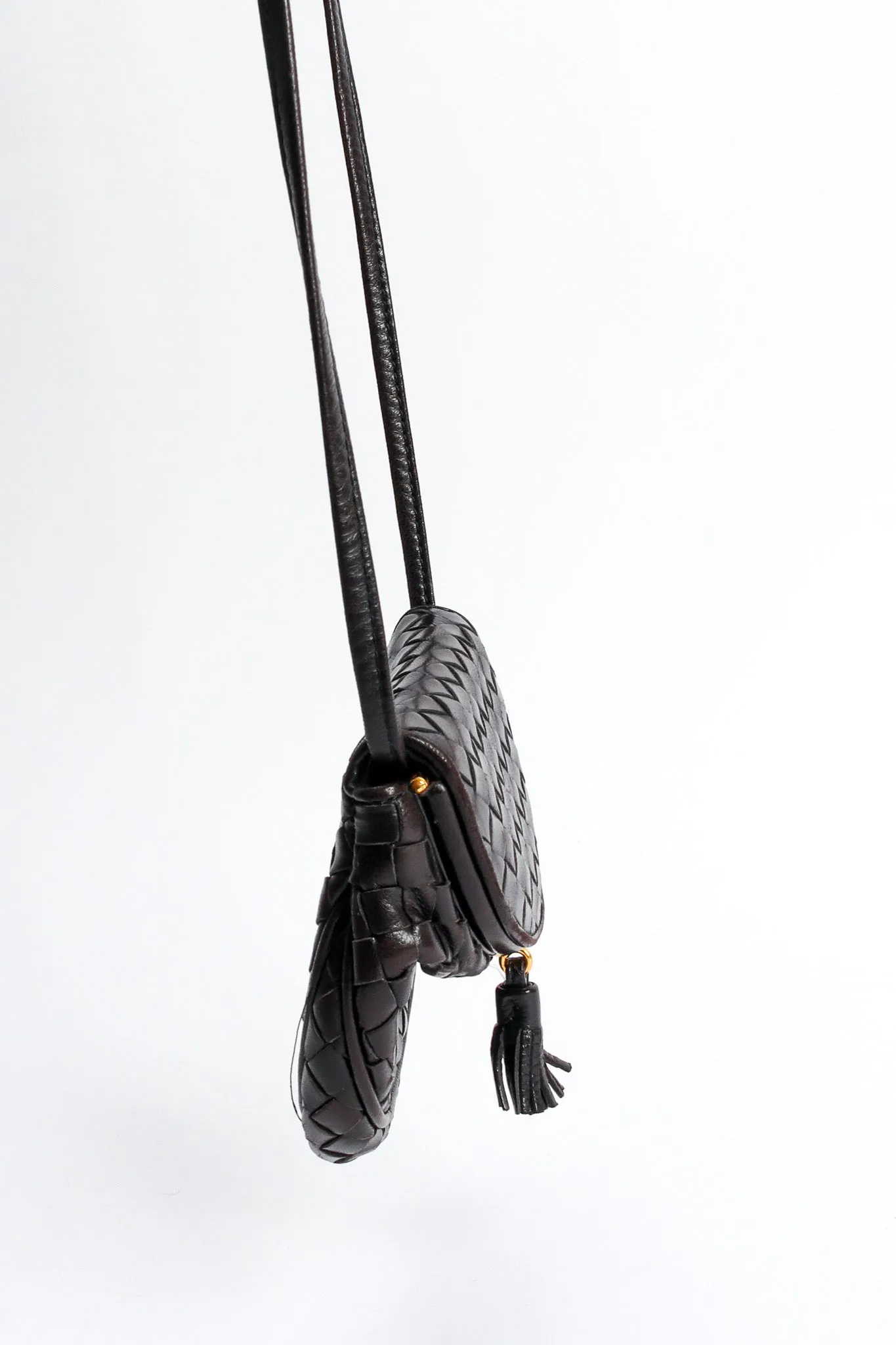 Woven Leather Intrecciato Mini Bag