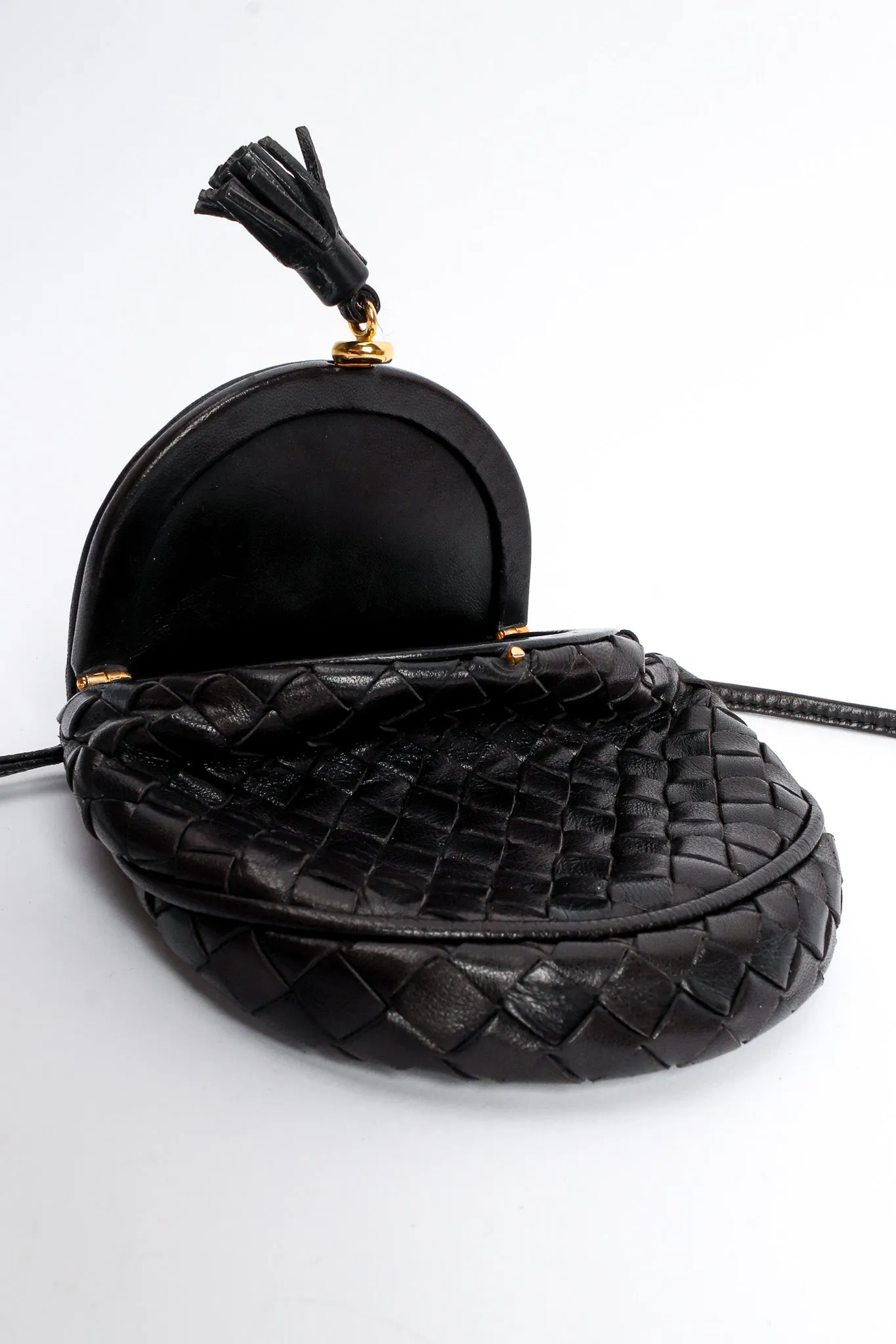 Woven Leather Intrecciato Mini Bag