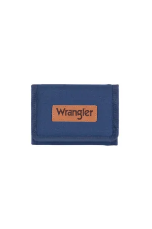 Wrangler Logo Wallet - Navy