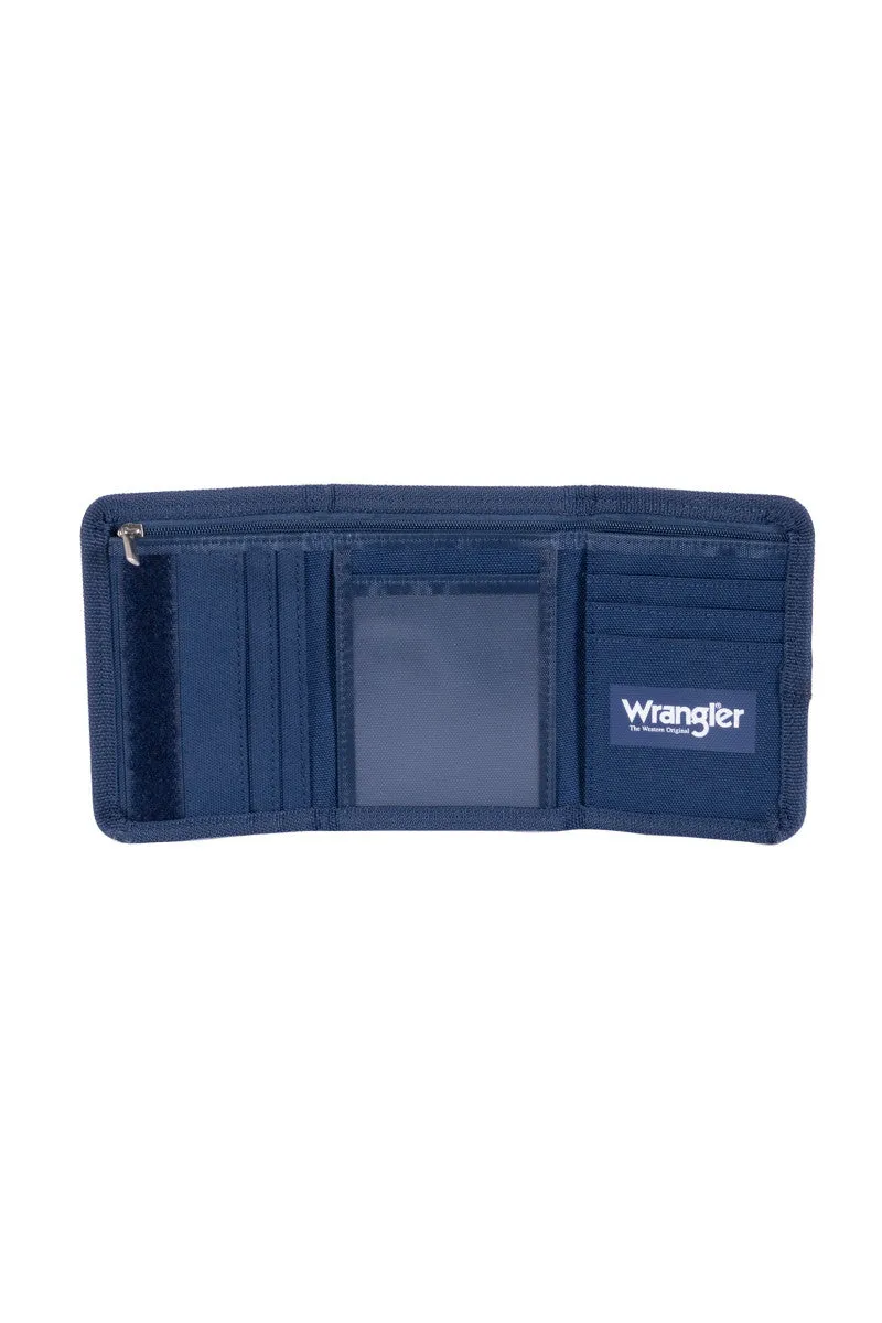 Wrangler Logo Wallet - Navy