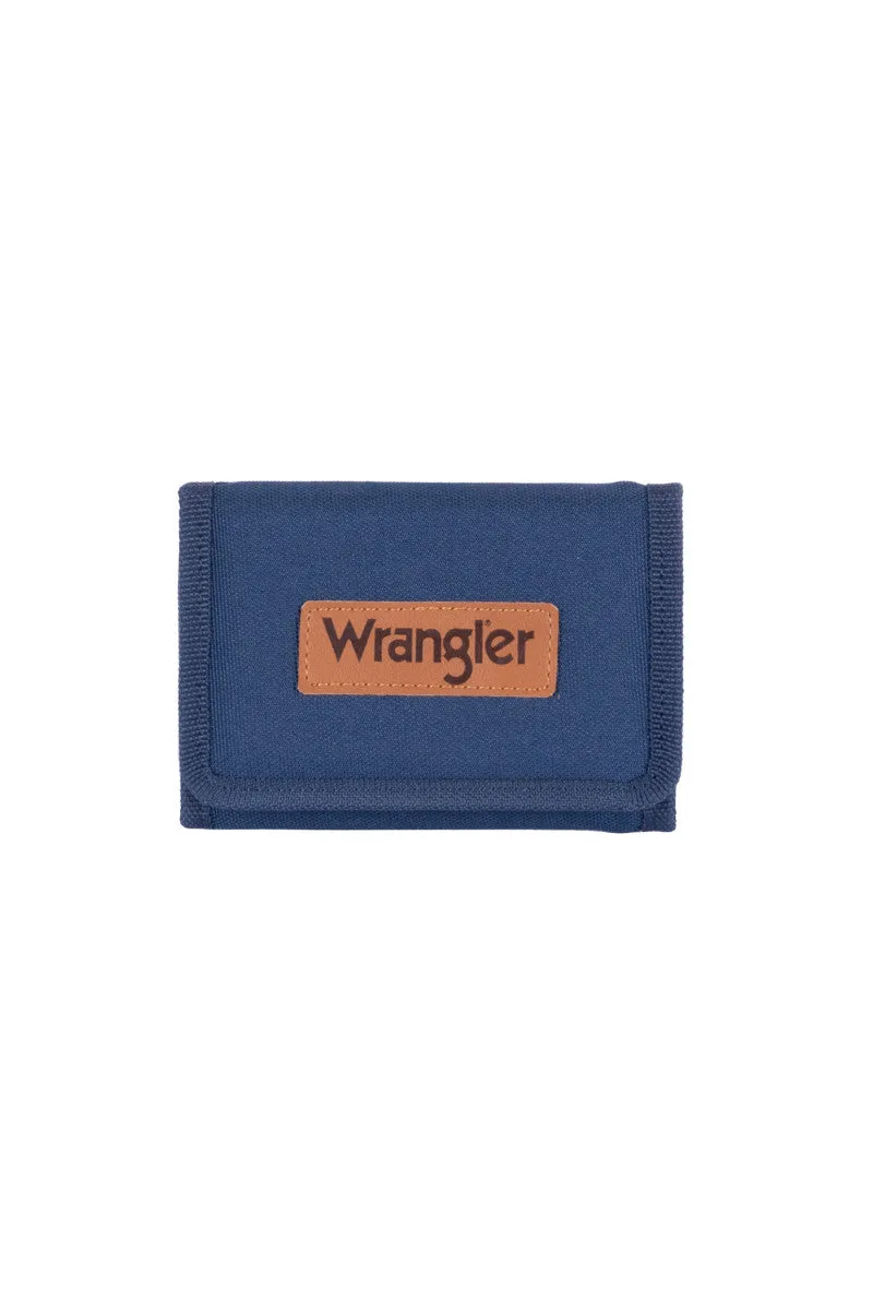 Wrangler Logo Wallet - Navy