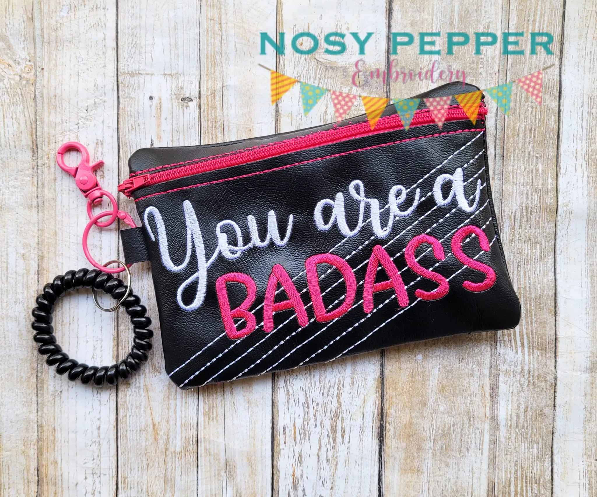 You are a bad*ass ITH bag (4 sizes available) machine embroidery design DIGITAL DOWNLOAD