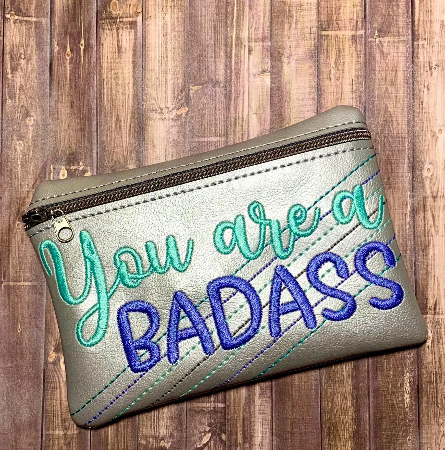 You are a bad*ass ITH bag (4 sizes available) machine embroidery design DIGITAL DOWNLOAD