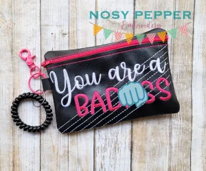 You are a bad*ass ITH bag (4 sizes available) machine embroidery design DIGITAL DOWNLOAD