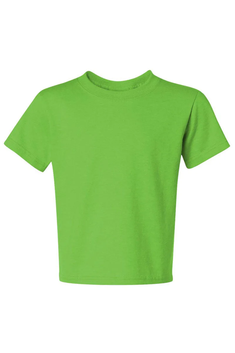 Youth Tis The Season Baseball Green and Gold Dri-Power 50/50 T-Shirt