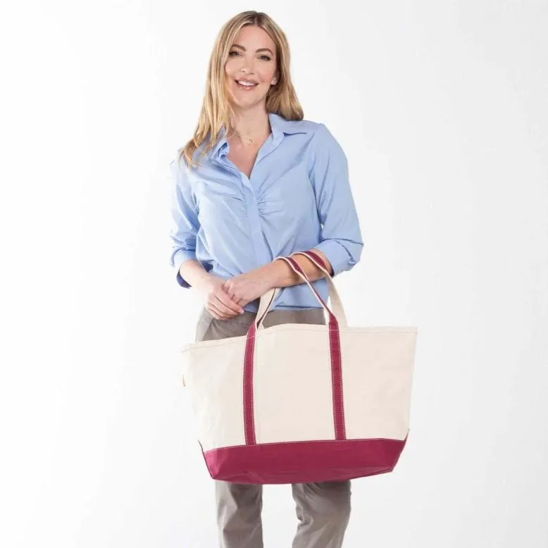 Zeta Tau Alpha Large Canvas Tote Bag