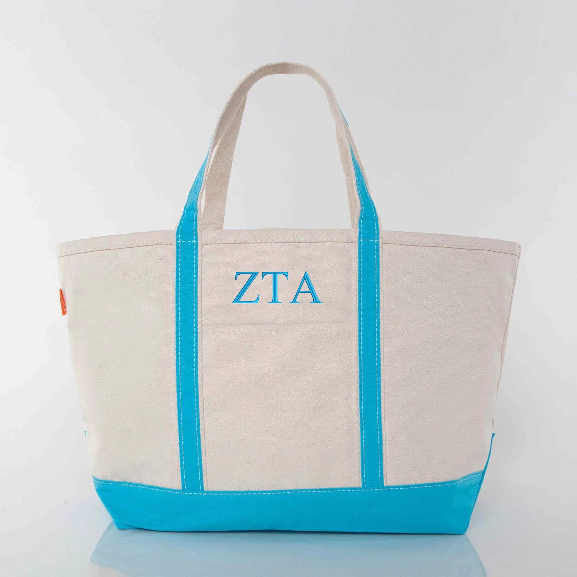 Zeta Tau Alpha Large Canvas Tote Bag