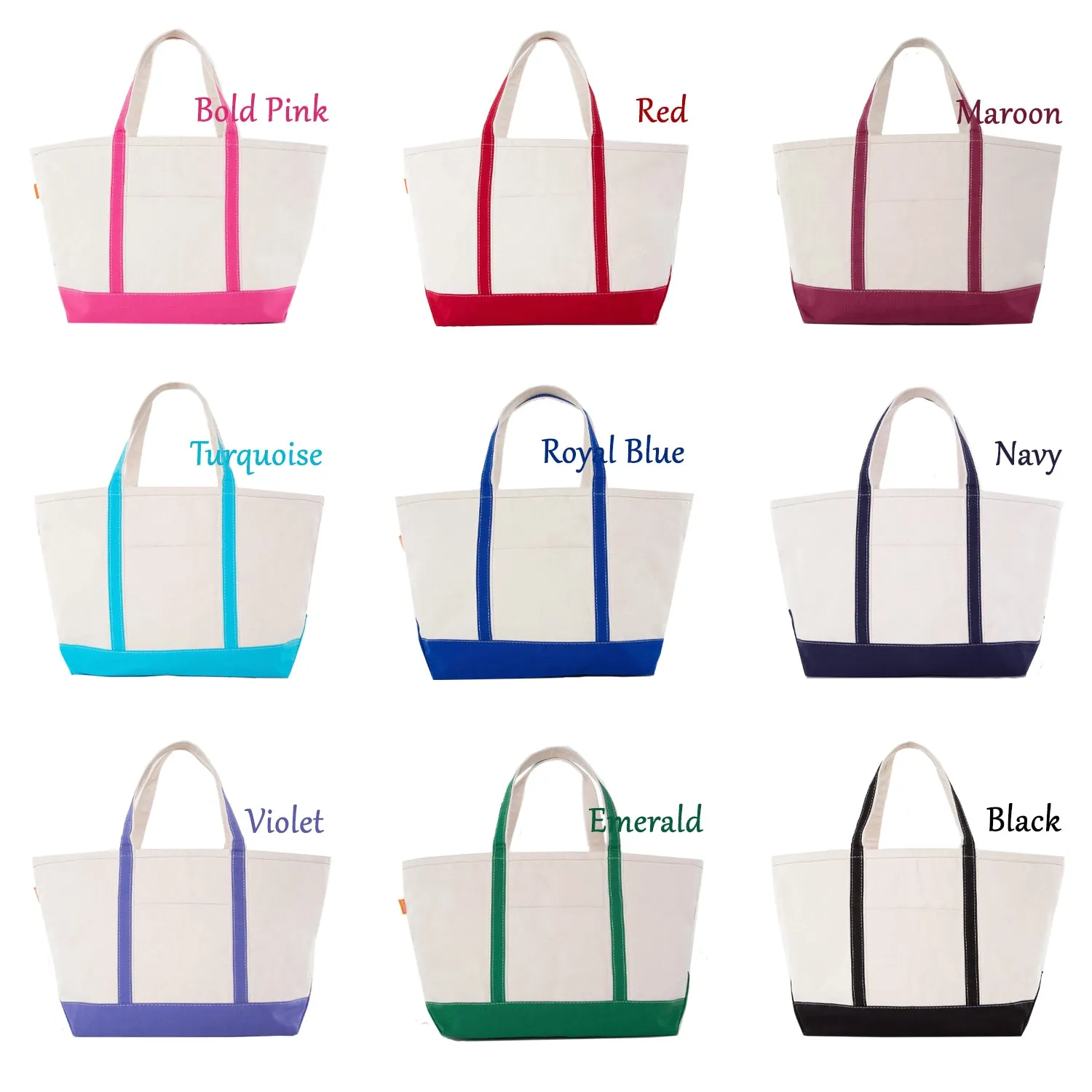 Zeta Tau Alpha Large Canvas Tote Bag