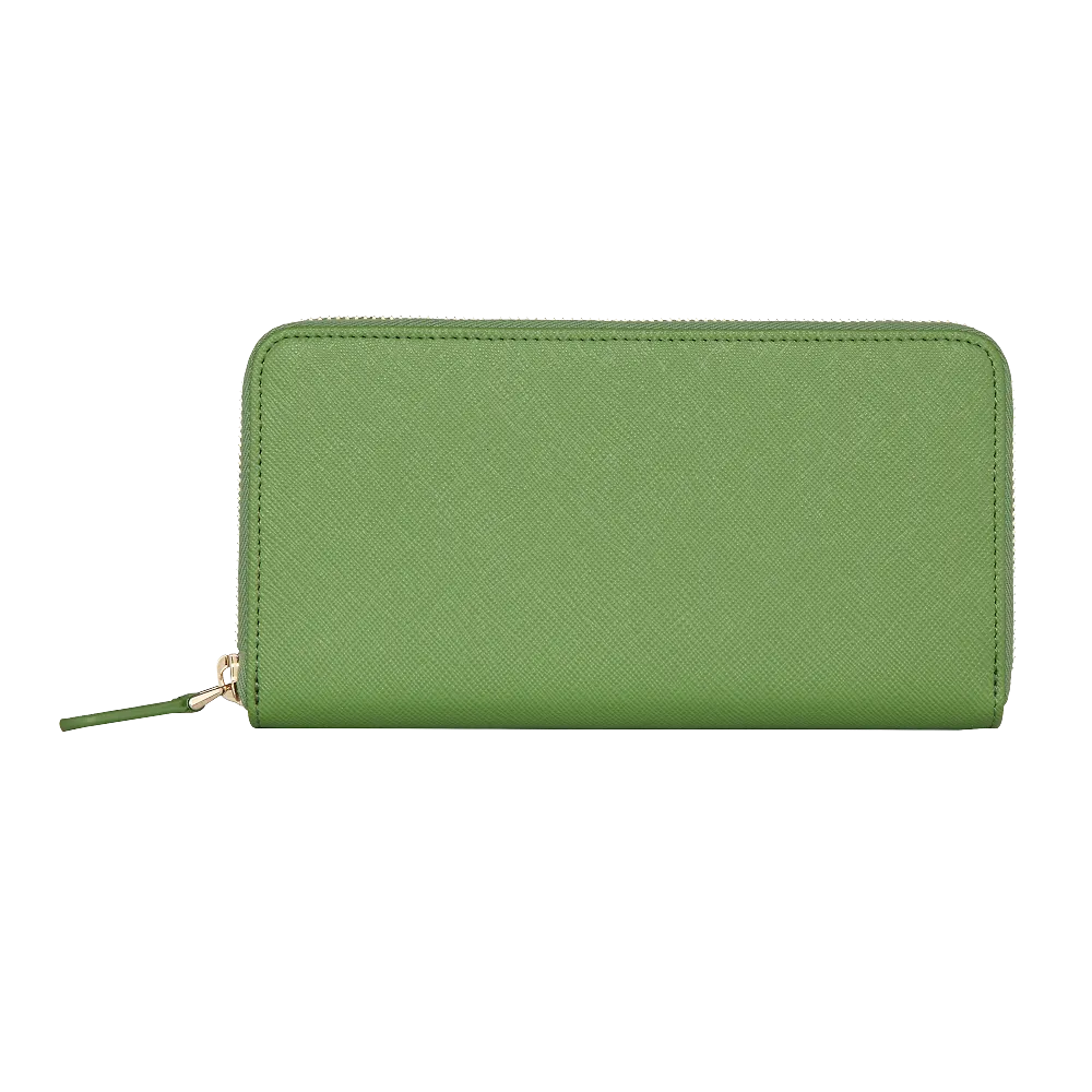 Zip Wallet | Apple Green