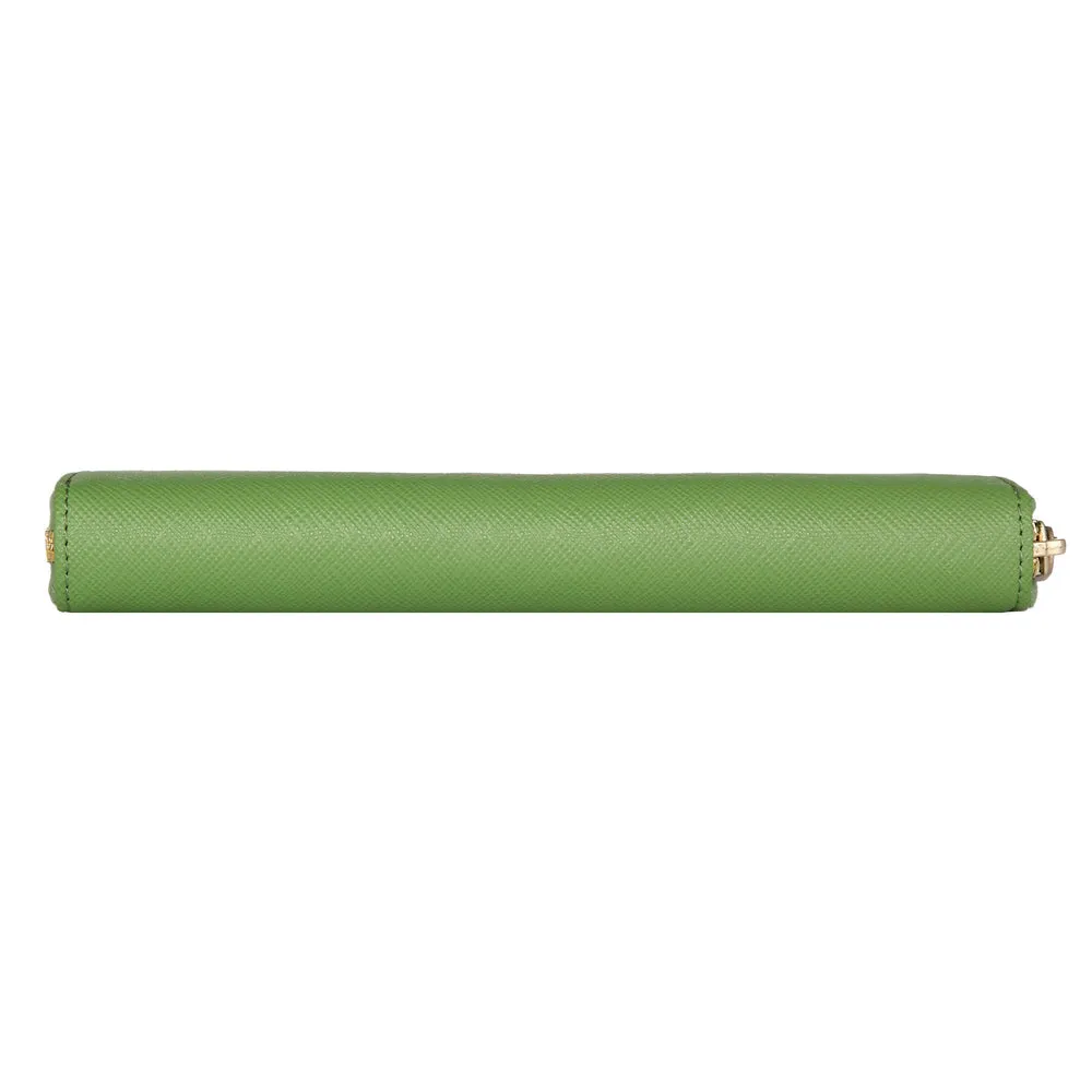 Zip Wallet | Apple Green
