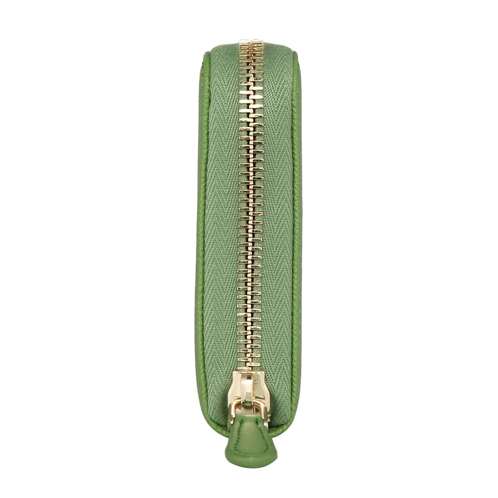 Zip Wallet | Apple Green