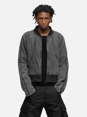 ZIPPER DENIM JACKET NOISE