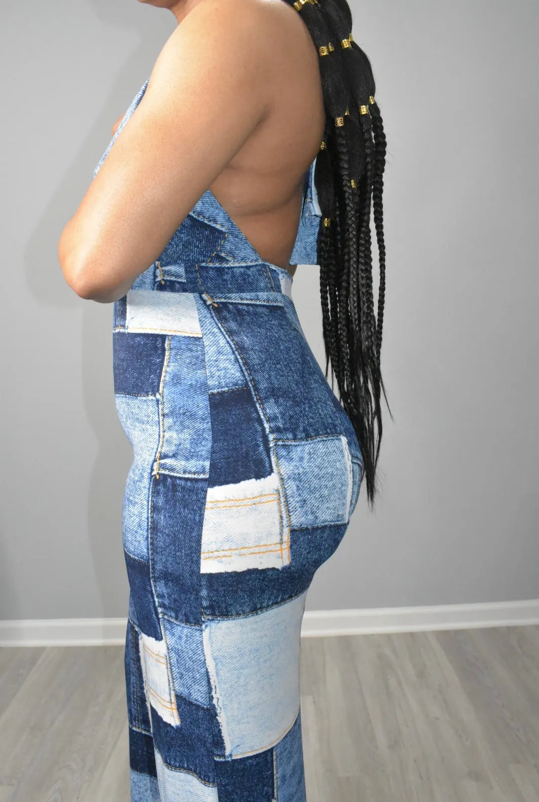 Zoe Denim Patchwork Jumper