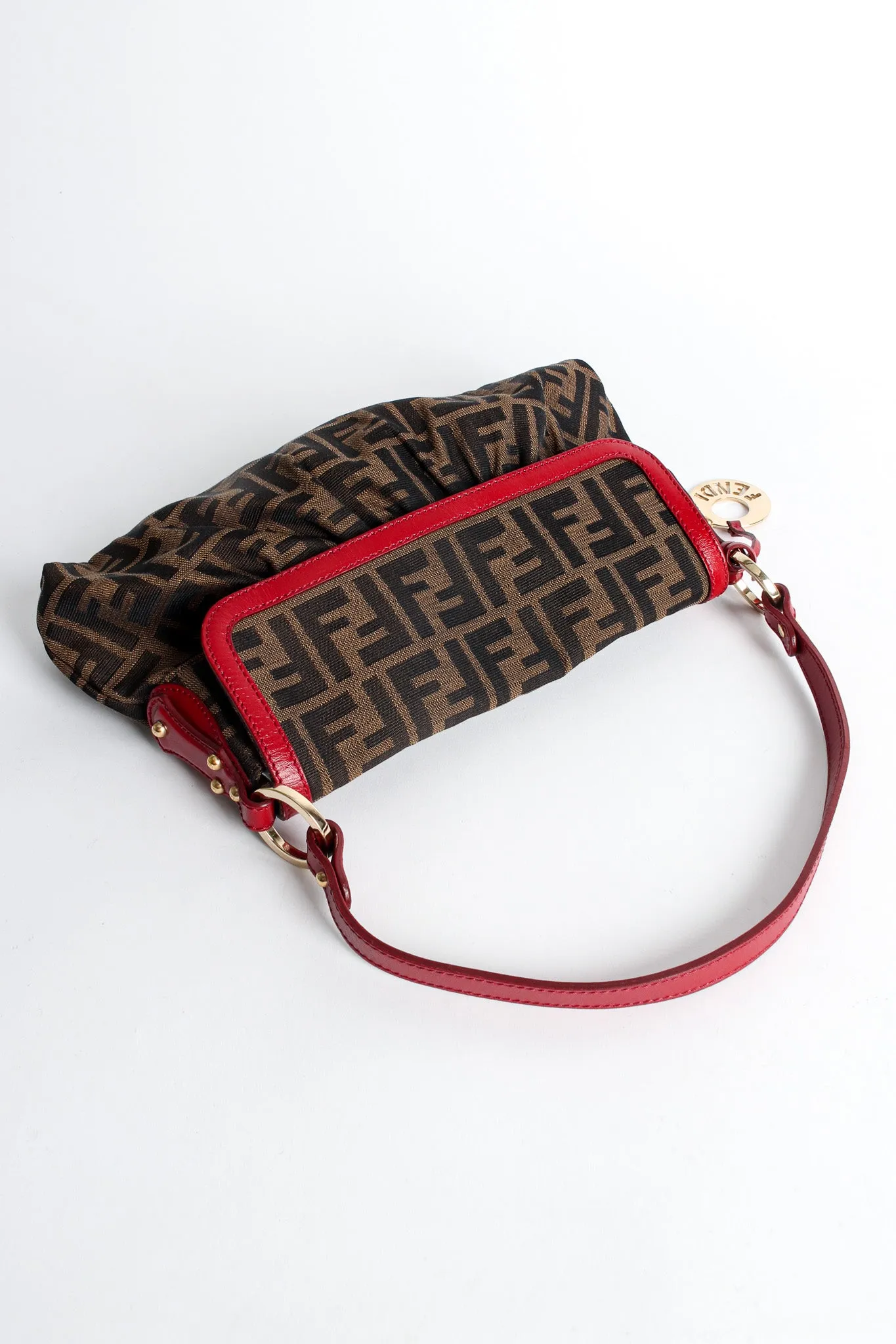 Zucca Monogram Flap Shoulder Bag
