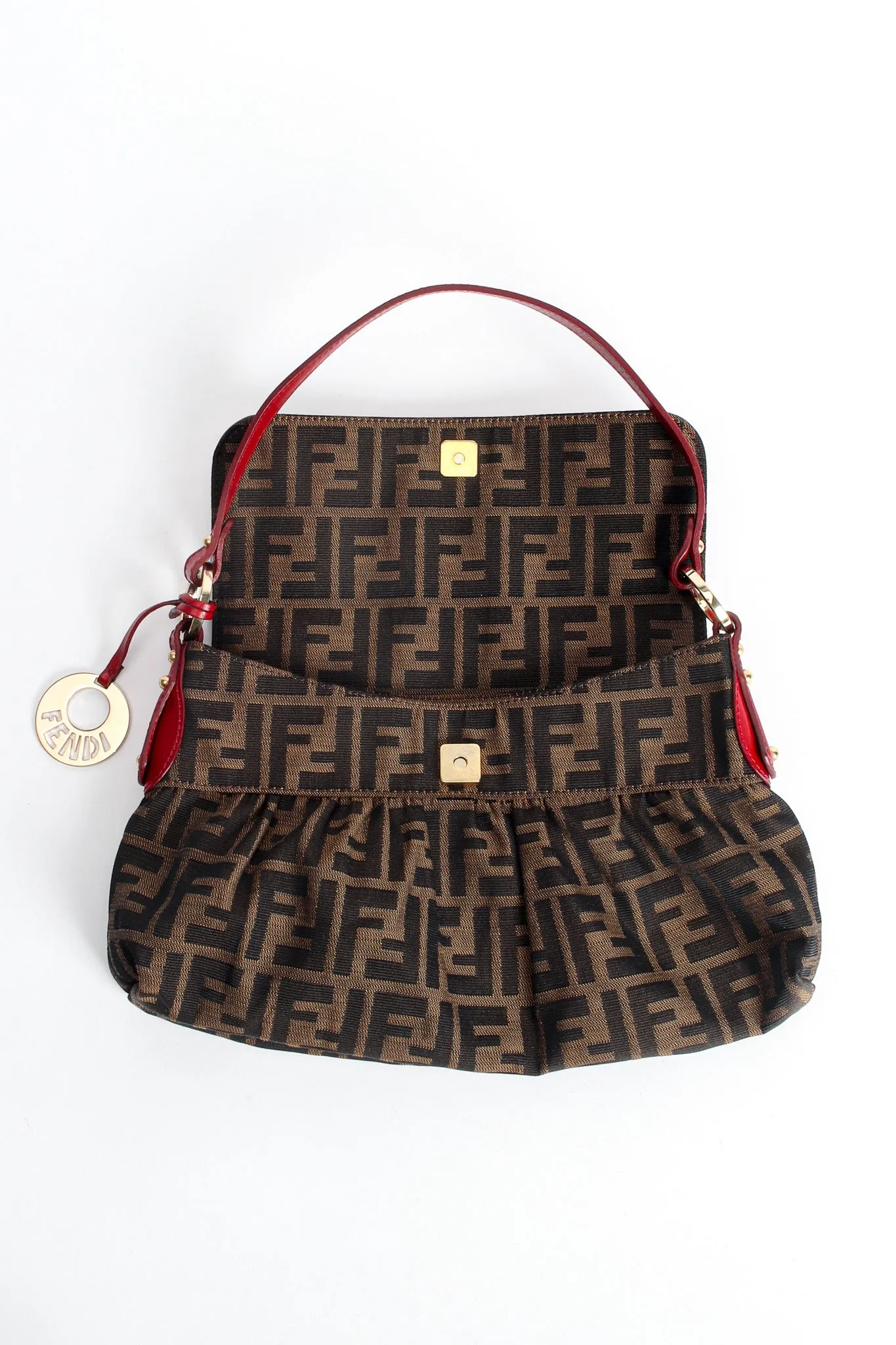 Zucca Monogram Flap Shoulder Bag
