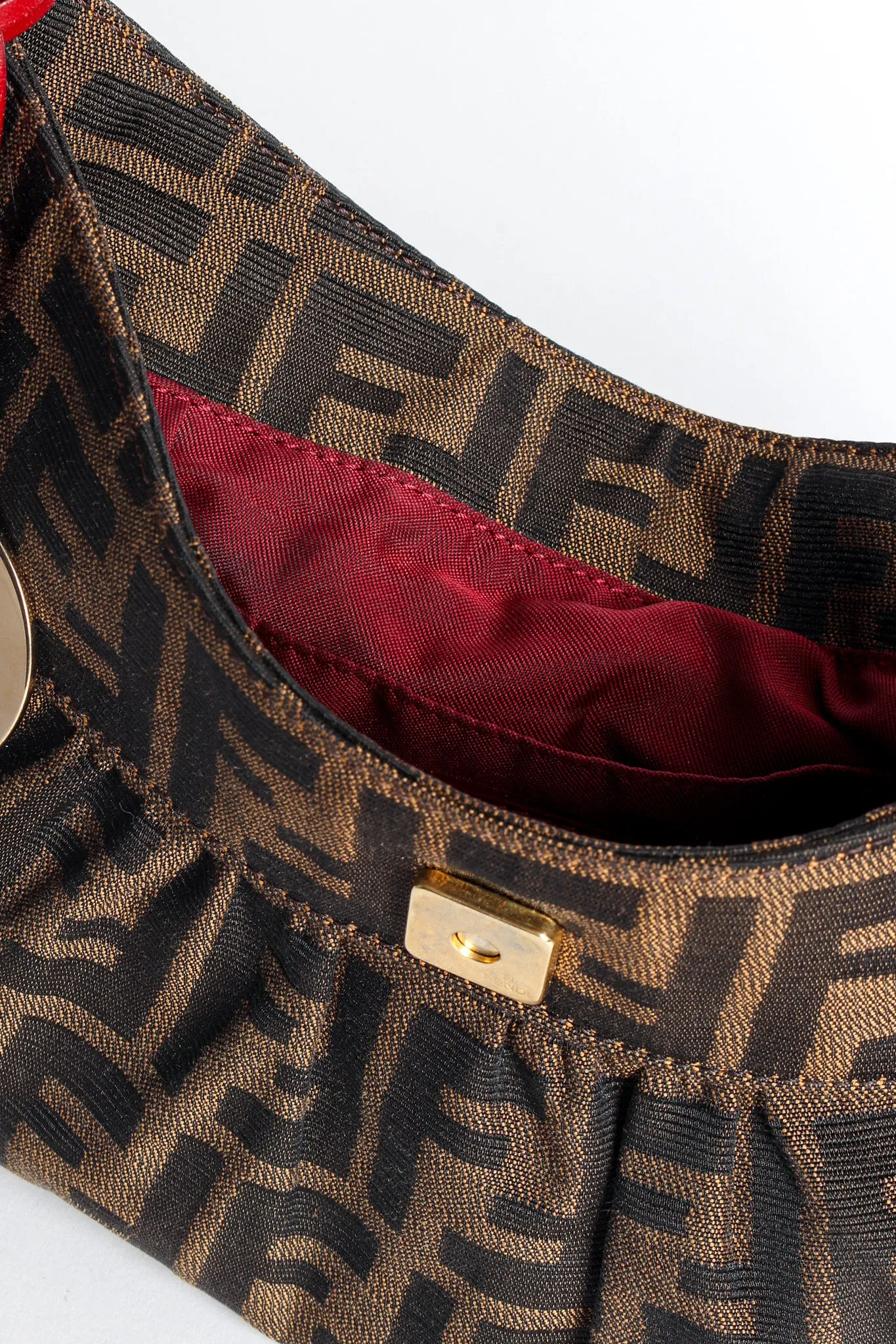 Zucca Monogram Flap Shoulder Bag
