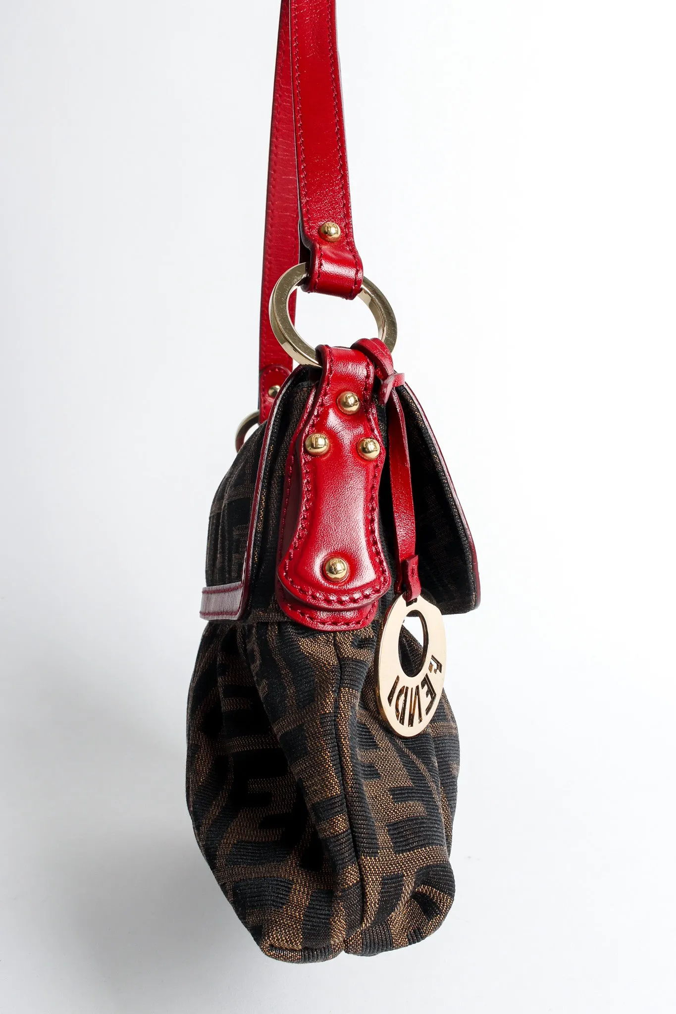 Zucca Monogram Flap Shoulder Bag