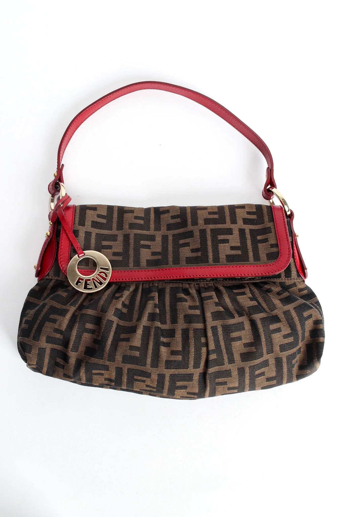 Zucca Monogram Flap Shoulder Bag