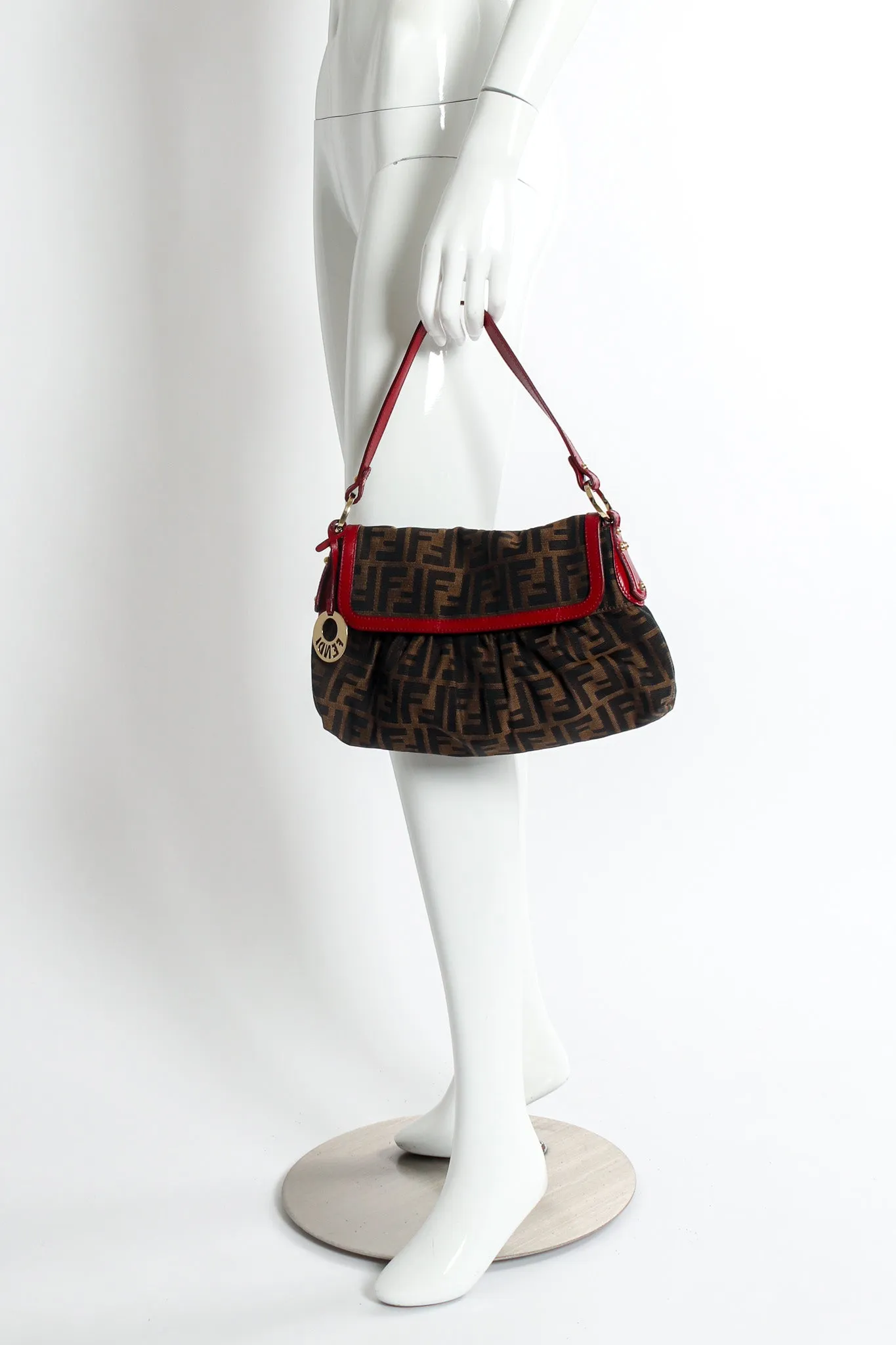 Zucca Monogram Flap Shoulder Bag