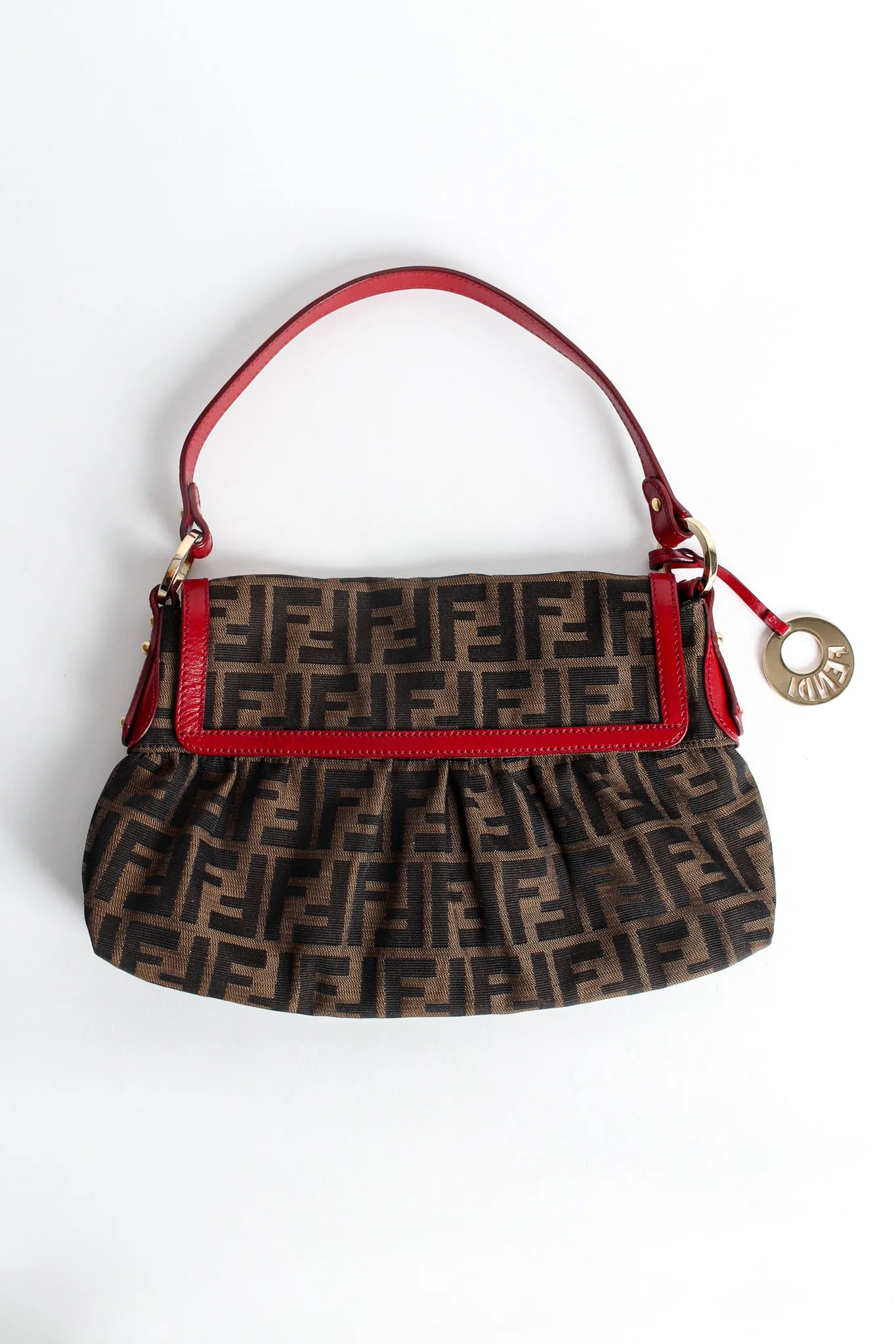Zucca Monogram Flap Shoulder Bag