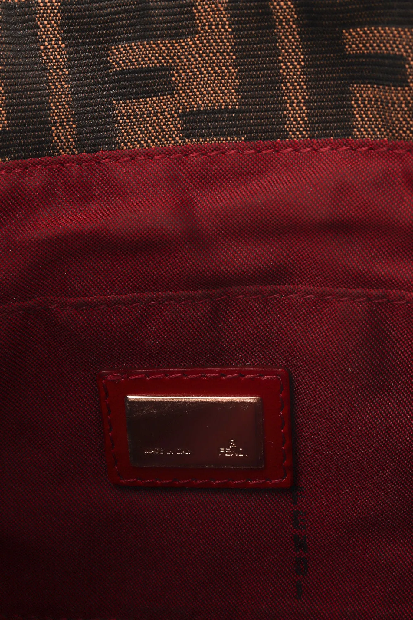 Zucca Monogram Flap Shoulder Bag